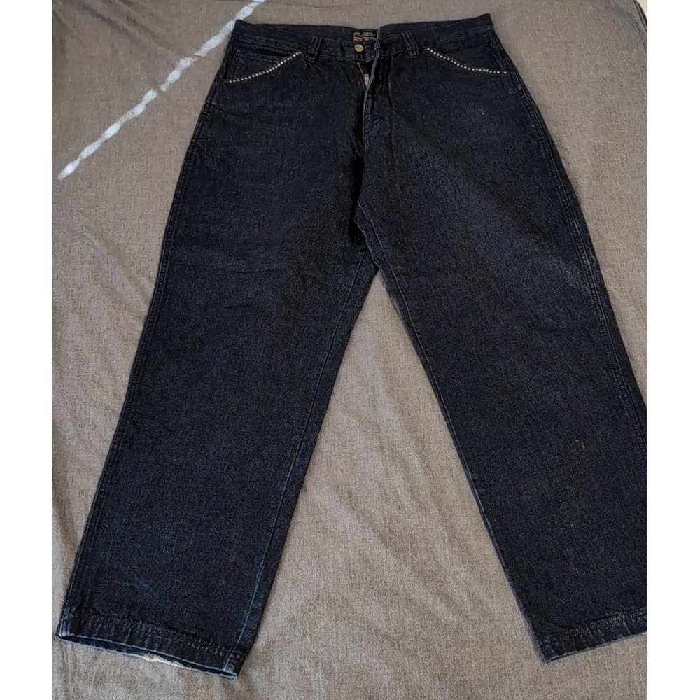 Vintage FUBU The Collection Jeans Womens W38 x L34 Rhinestone 90s Y2K